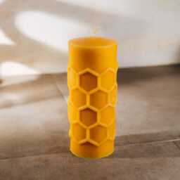 Kerze Wabenmuster
