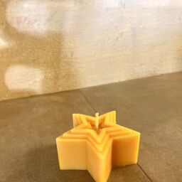 Weihnachtskerze Stern